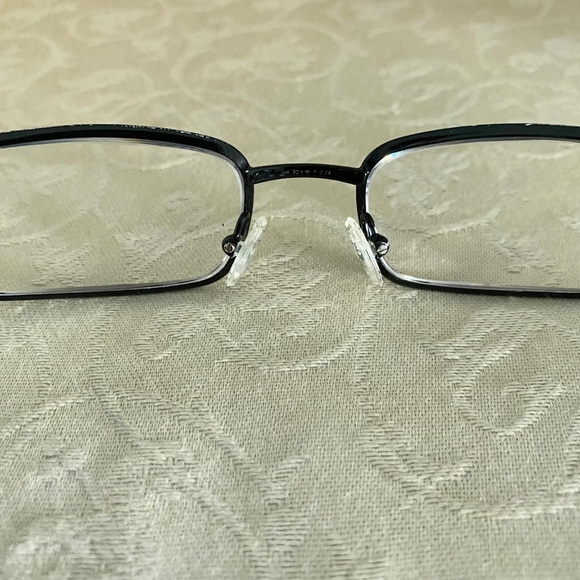 Vintage Gucci Designer Made In Italy GG 1371 E9K Rectangle Full Rim Eyeglasses - Picture 5 of 9